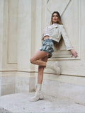 Gonna cargo grigio/verdone