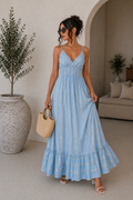 Abito Lungo summer con ricami oro