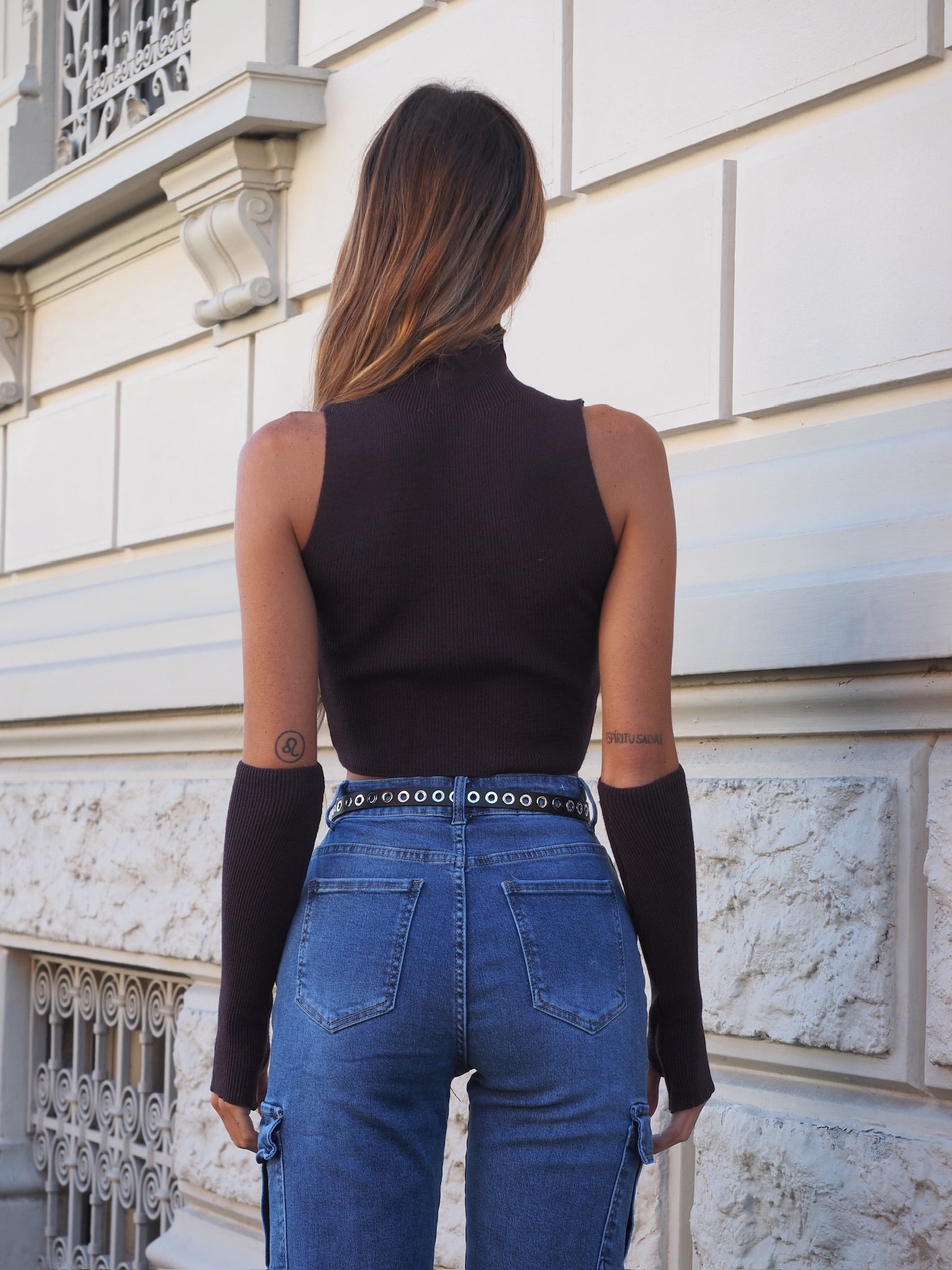 Jeans cargo con tasconi