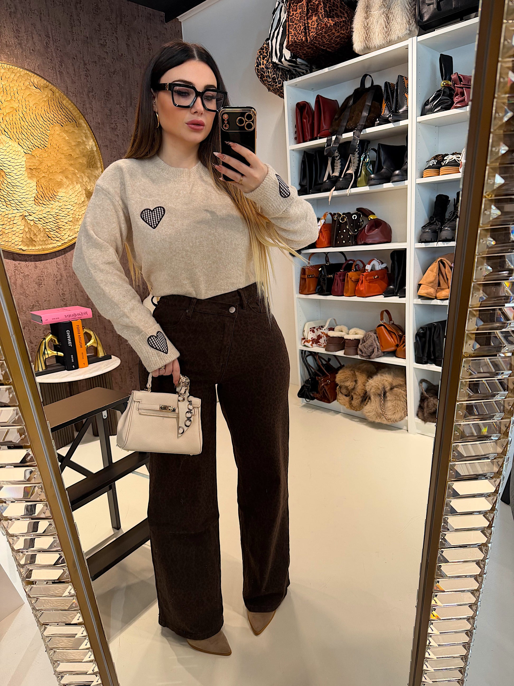 Maglione Lovely Check