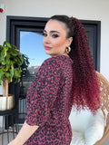 Coda Riccio afro con coulisse vari colori