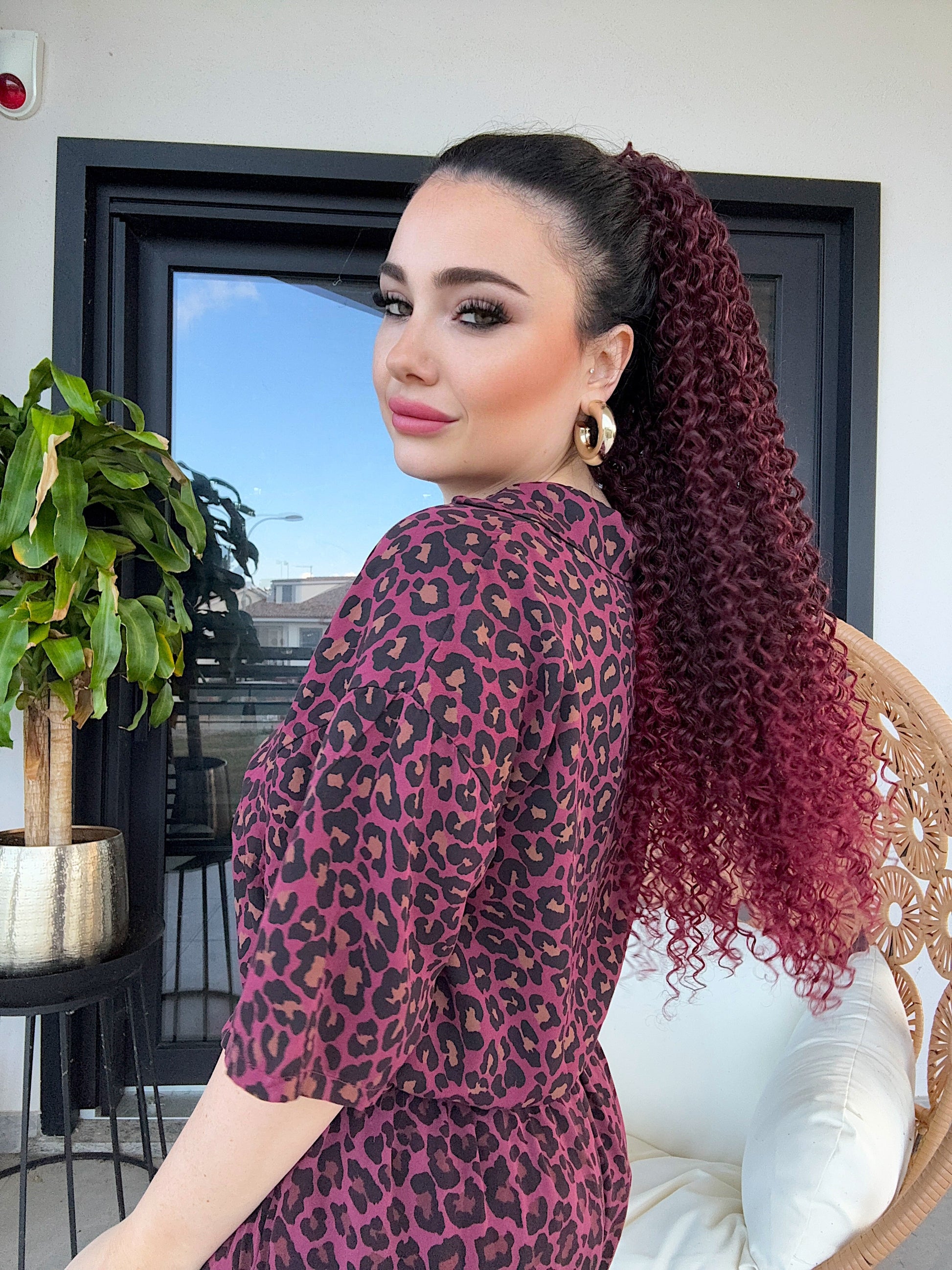 Coda Riccio afro con coulisse vari colori
