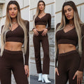 Completo casual/elegant choco