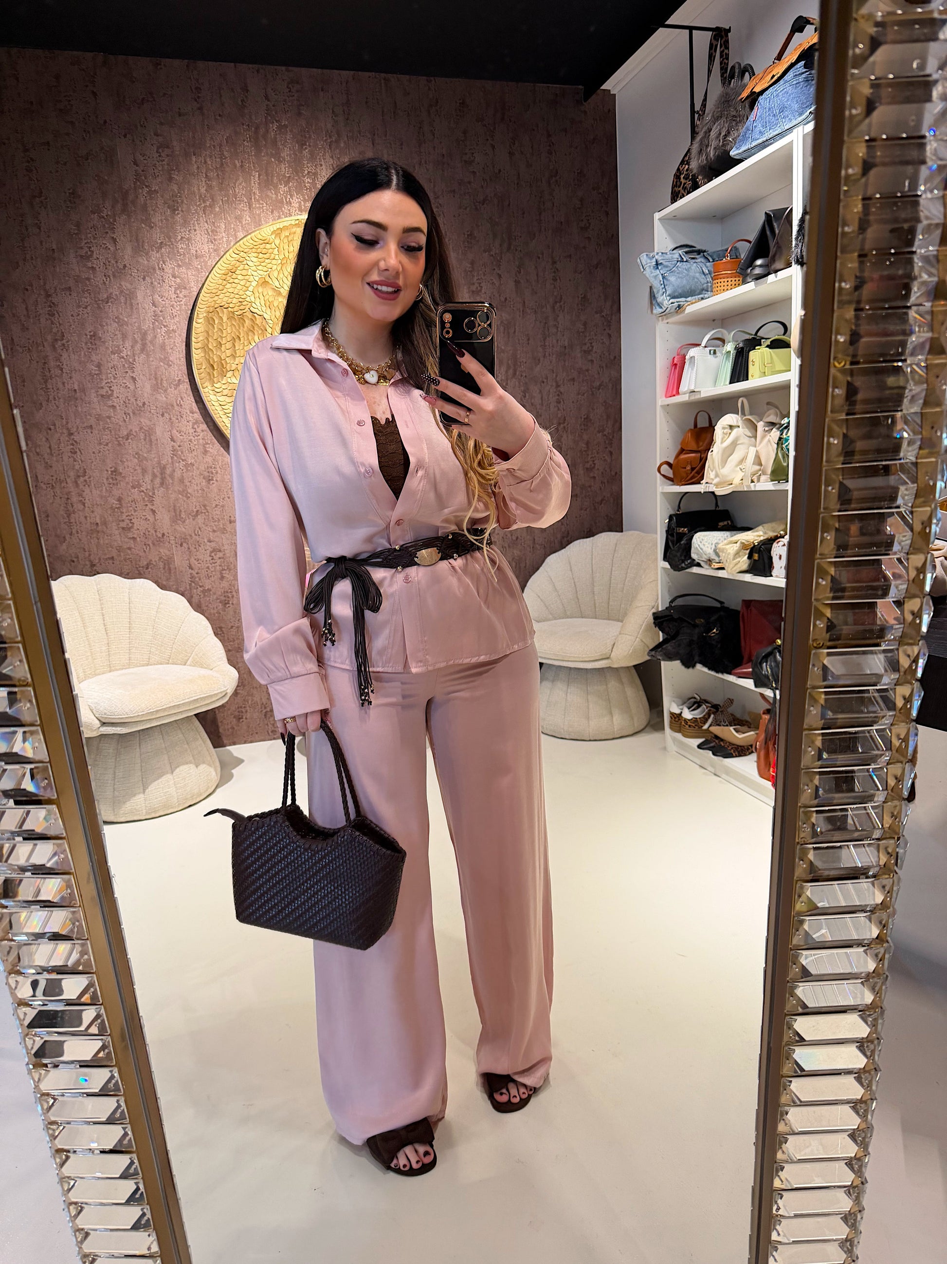 Completo camicia pantalone soft