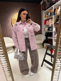 Camicia Denim Rose Hearts