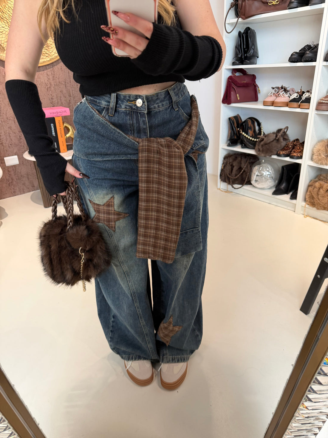 Jeans Street Style con Fascia Rimovibile