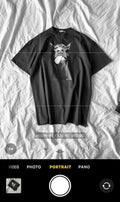 T-shirt grigio doberman