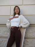 Maglioncino choker bianco
