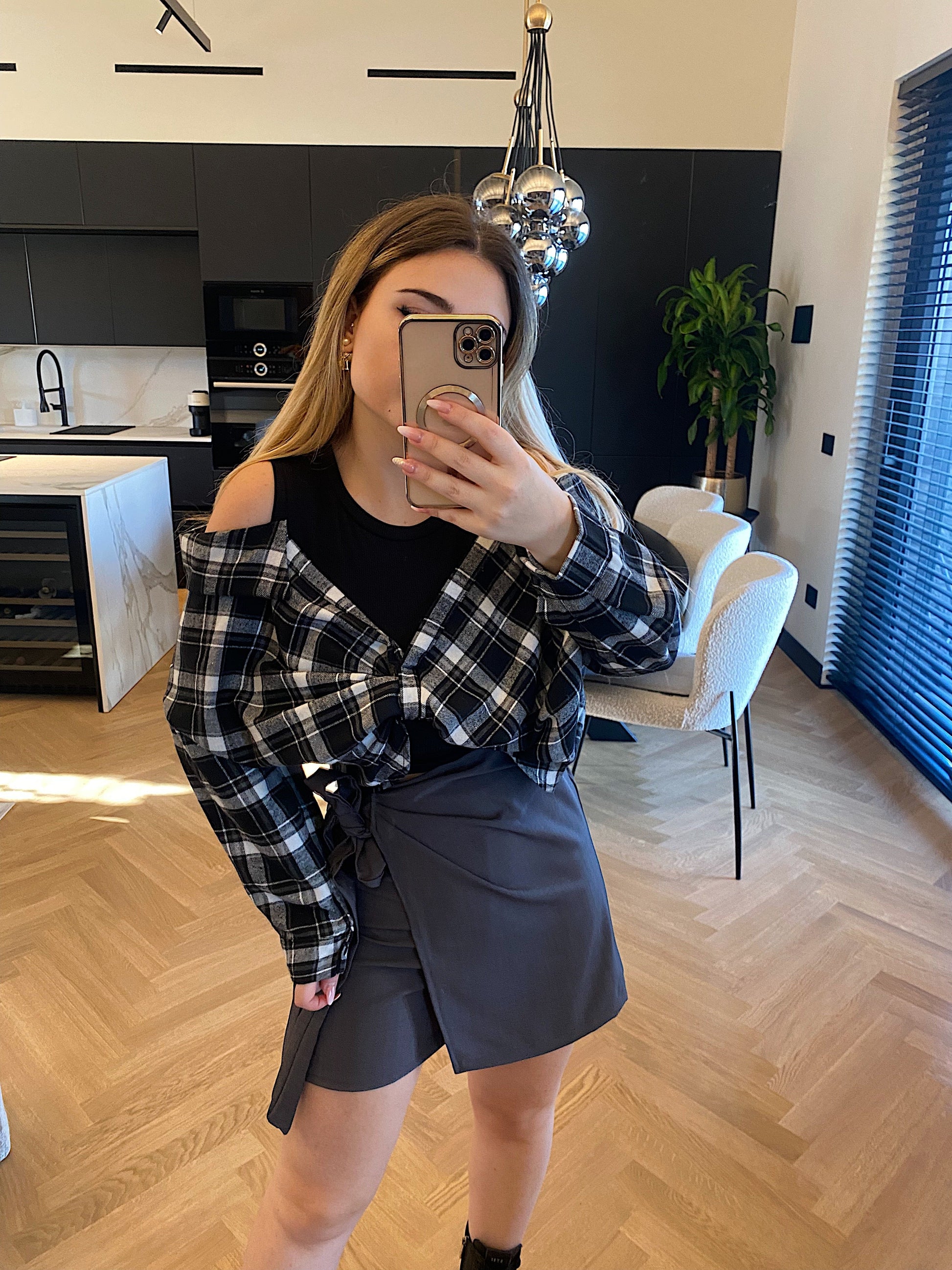Gonna pantalone con fiocco