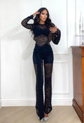 Pantalone in pizzo