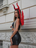 Completo due pezzi ecopelle (Diavoletta)