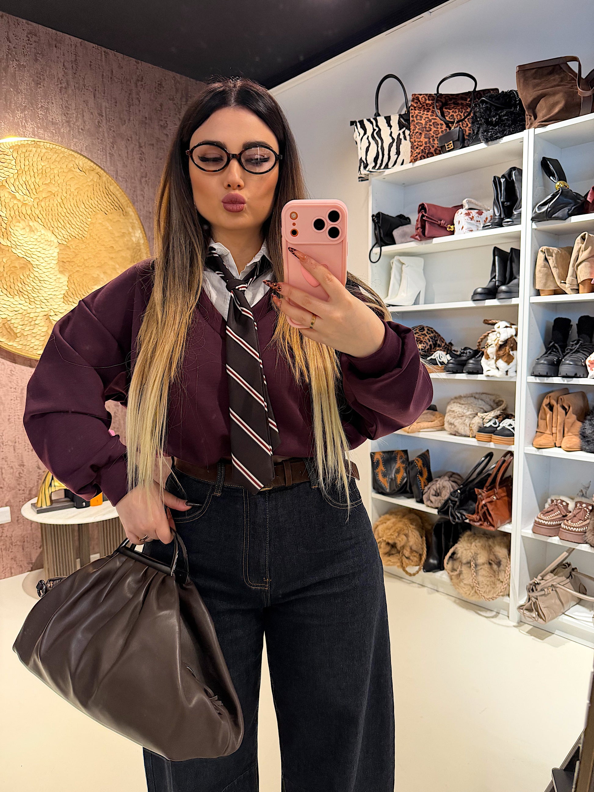 Maglioncino College Mood con camicia e cravatta