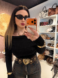 Maglione Spalla Scoperta