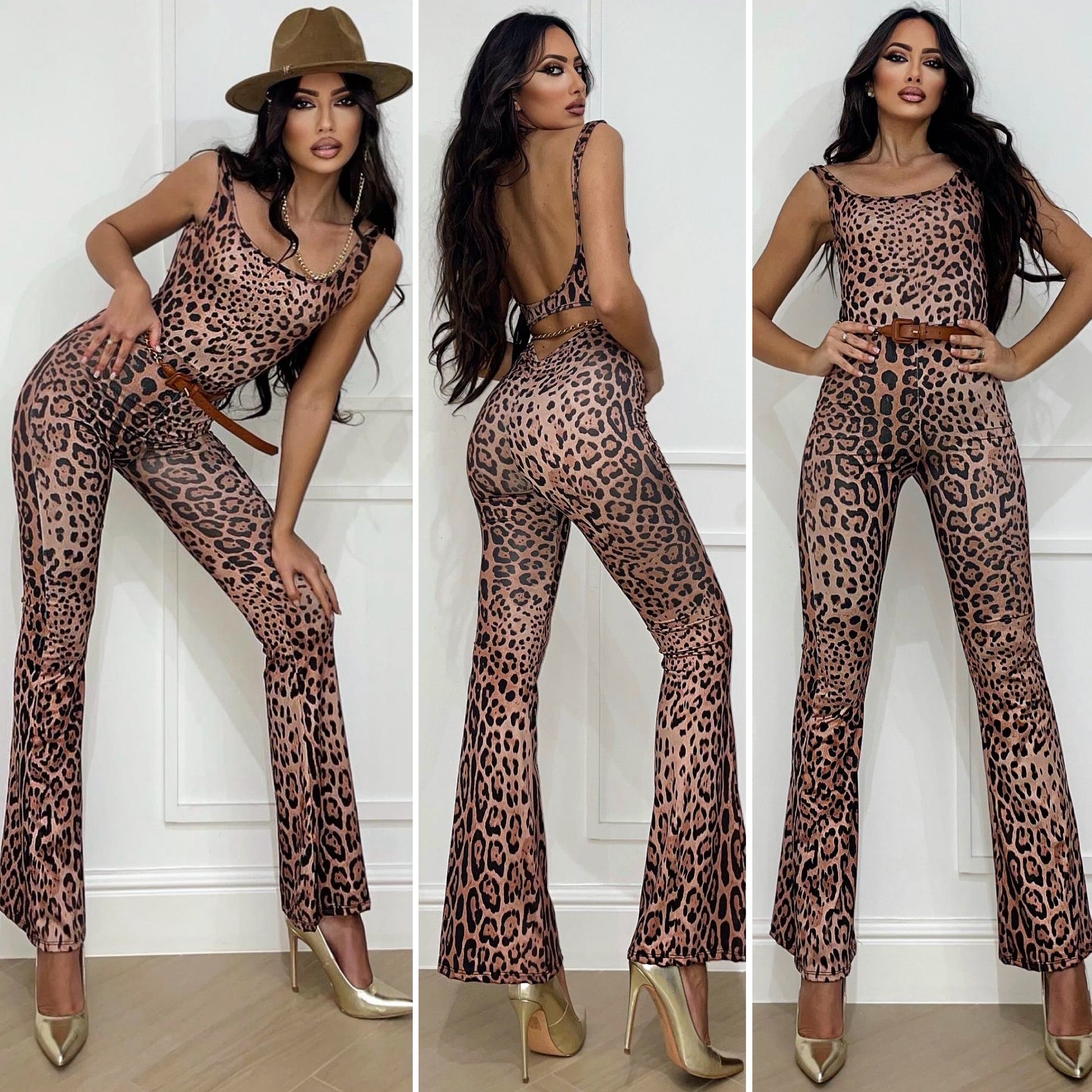 Tuta animalier push up