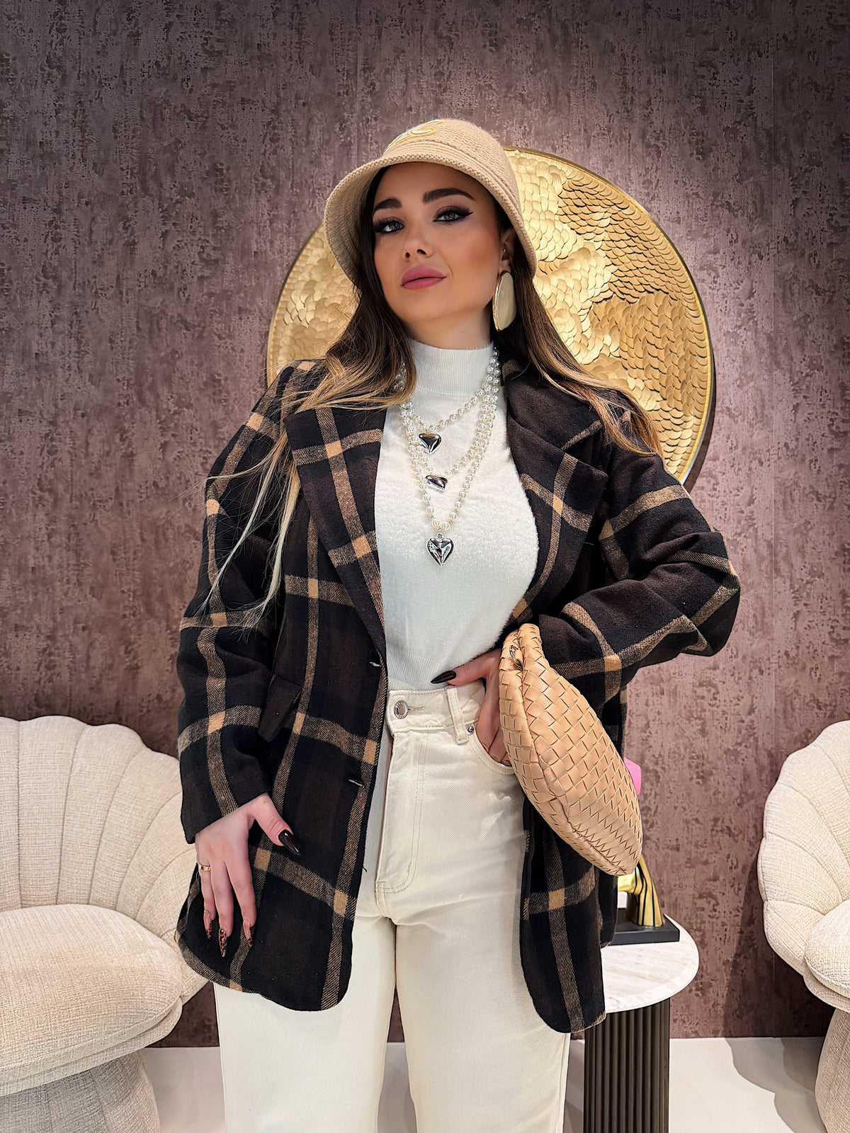 Giacca in tweed varie fantasie