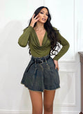 Gonna in jeans con cintura