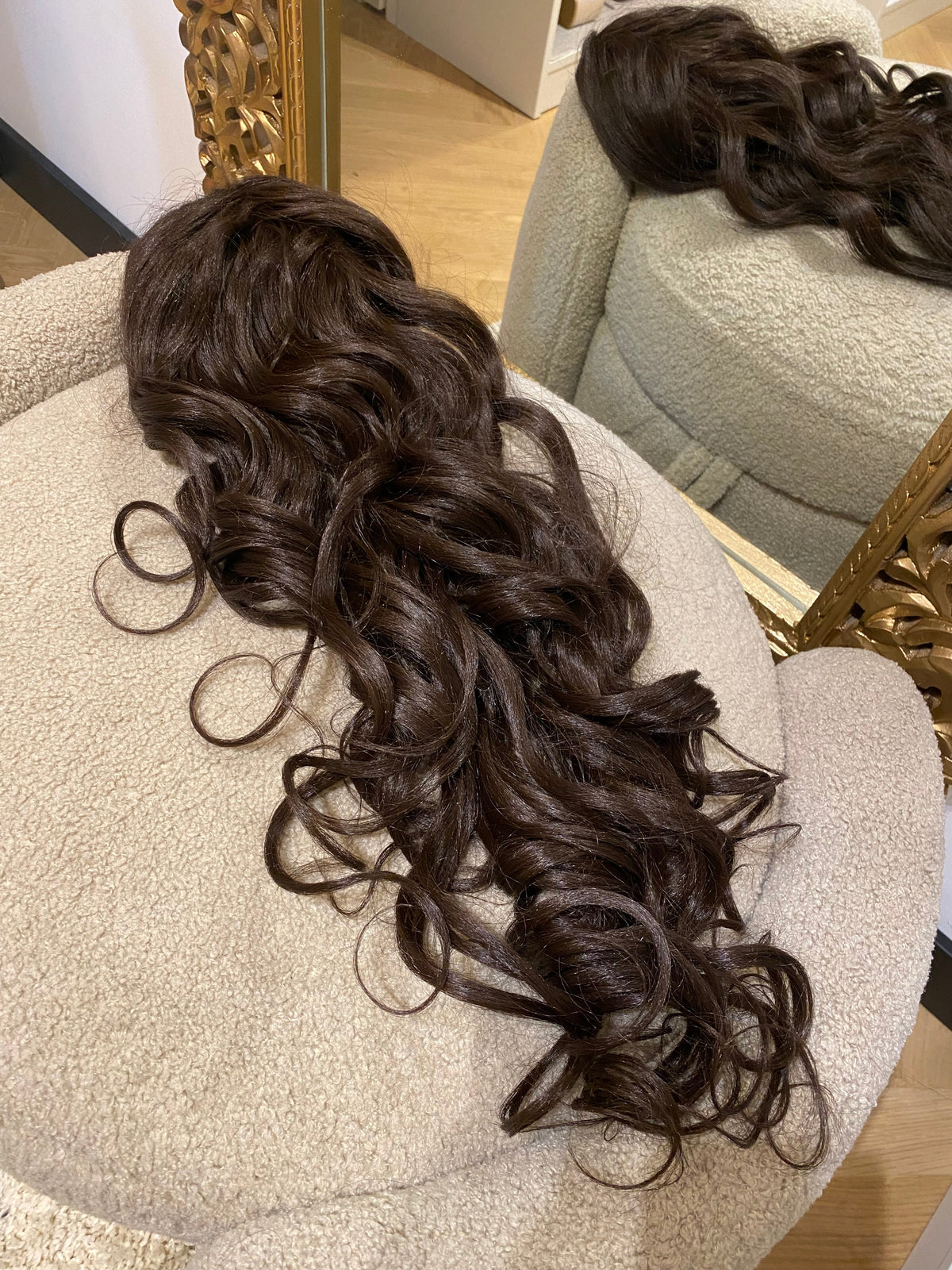 Coda #6 effetto mosso con Coulisse Castano naturale