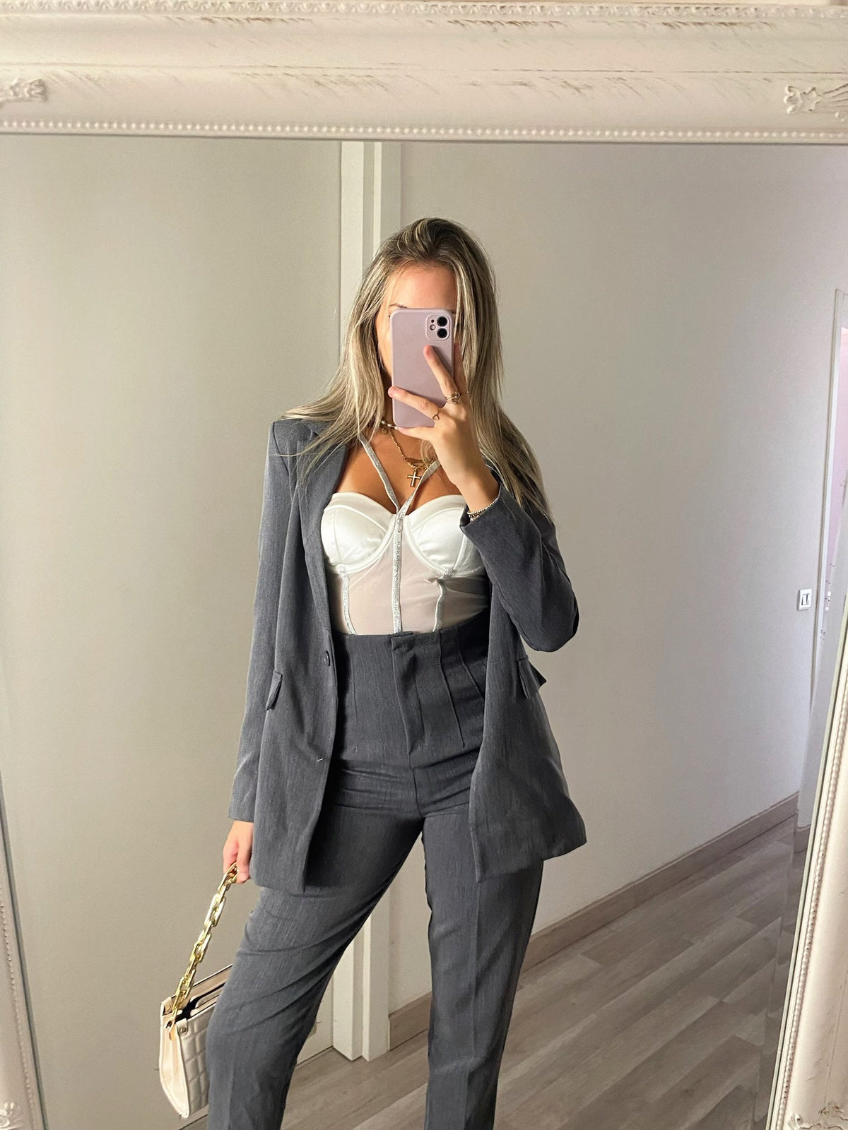 Completo giacca e pantalone Grigio
