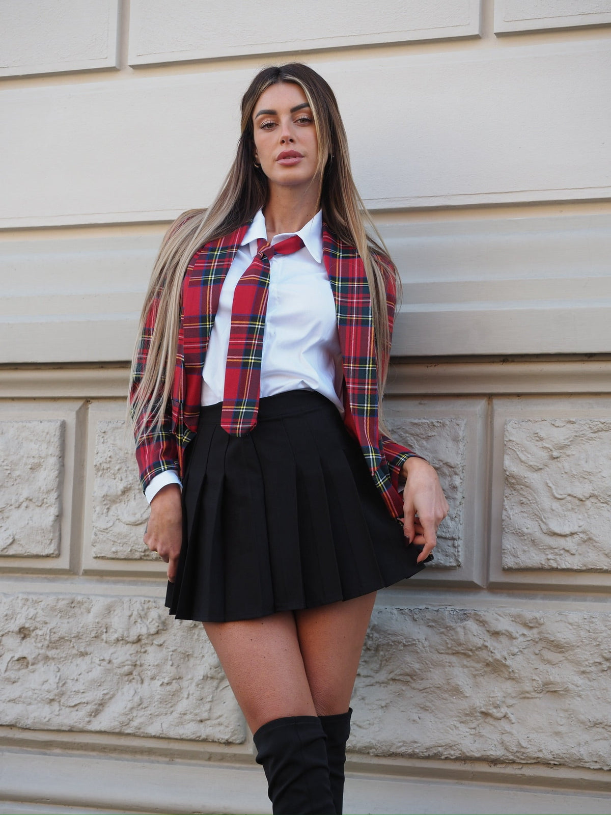 Completo scozzese chic