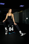 Tuta fitness lunga nera