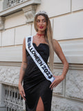 Abito midi Nero (Miss Halloween 2023)