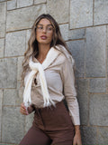 Camicia basic beige