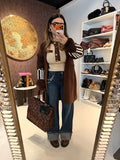 Jeans Wide Leg con catenina