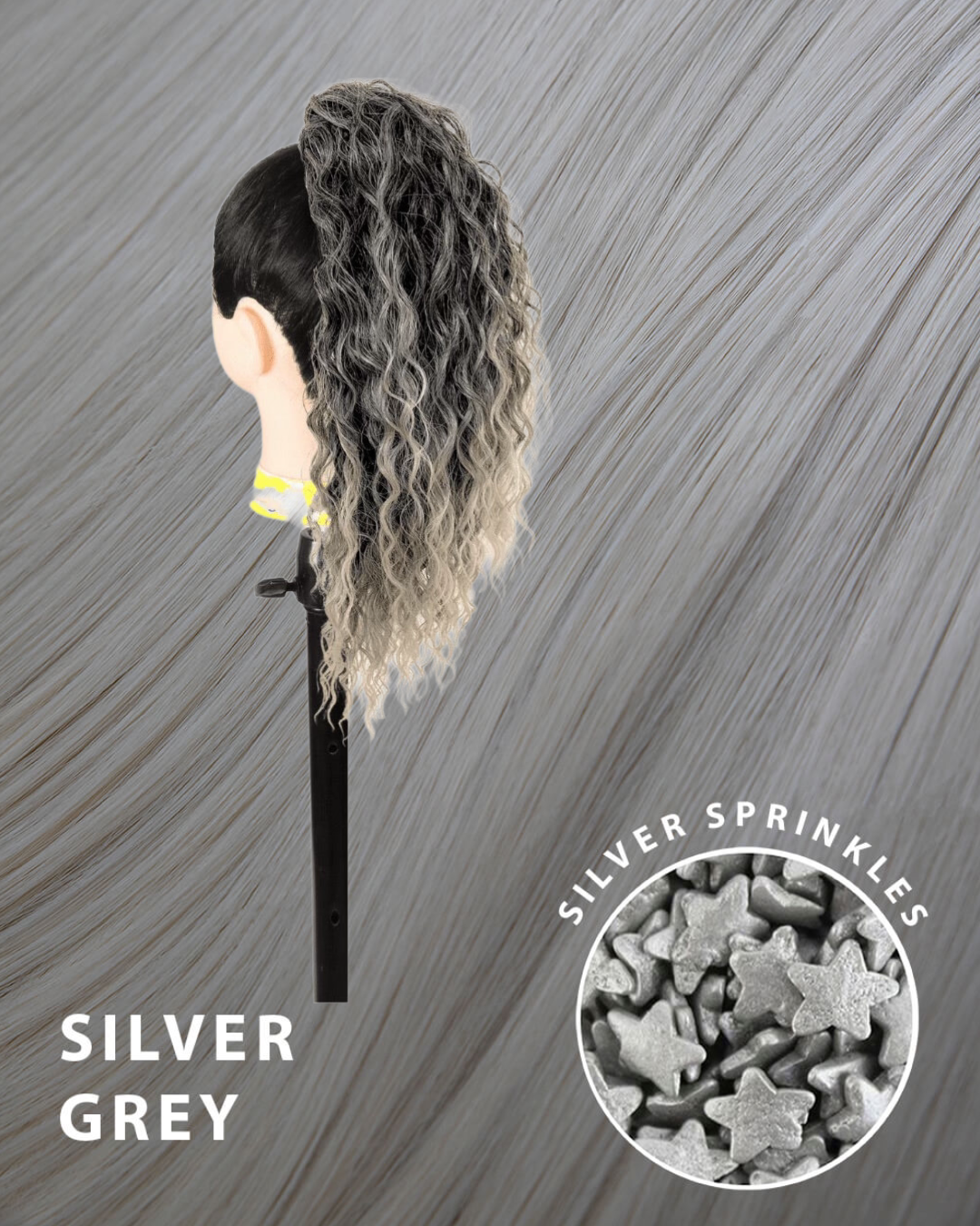 Coda riccia 50cm con Coulisse vari colori