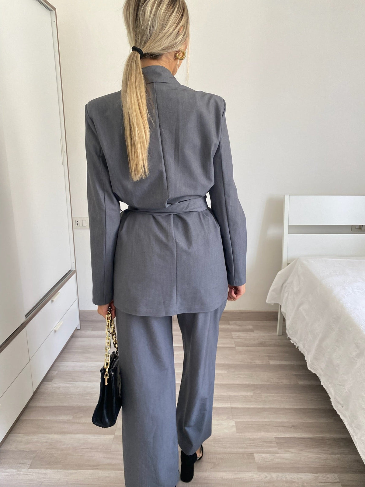 Tailleur grigio
