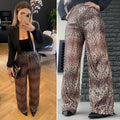 Pantalone maculato con paillettes