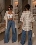 Cardigan Crochet Boho Chic