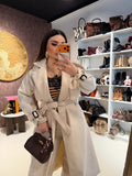 Cappotto lungo Creamy