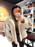 Giacca Pelliccia Elegance Bianca