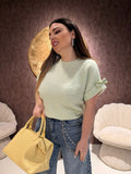 Maglia Soft con Fiocco Gioiello