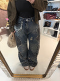 Jeans Ballon con Catenina