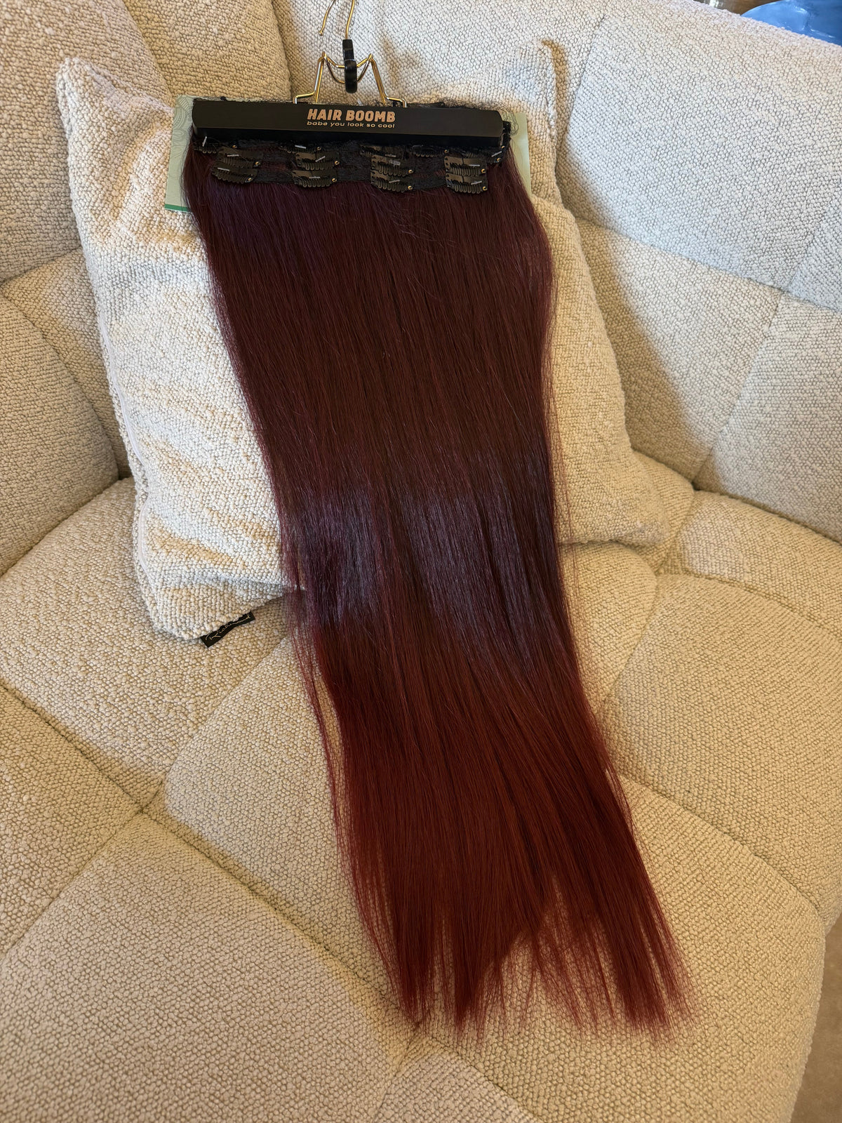 7 fasce liscia con clip T1b/burg