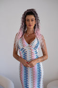 Coda #T-PINK riccia con Coulisse Rosa Degradè