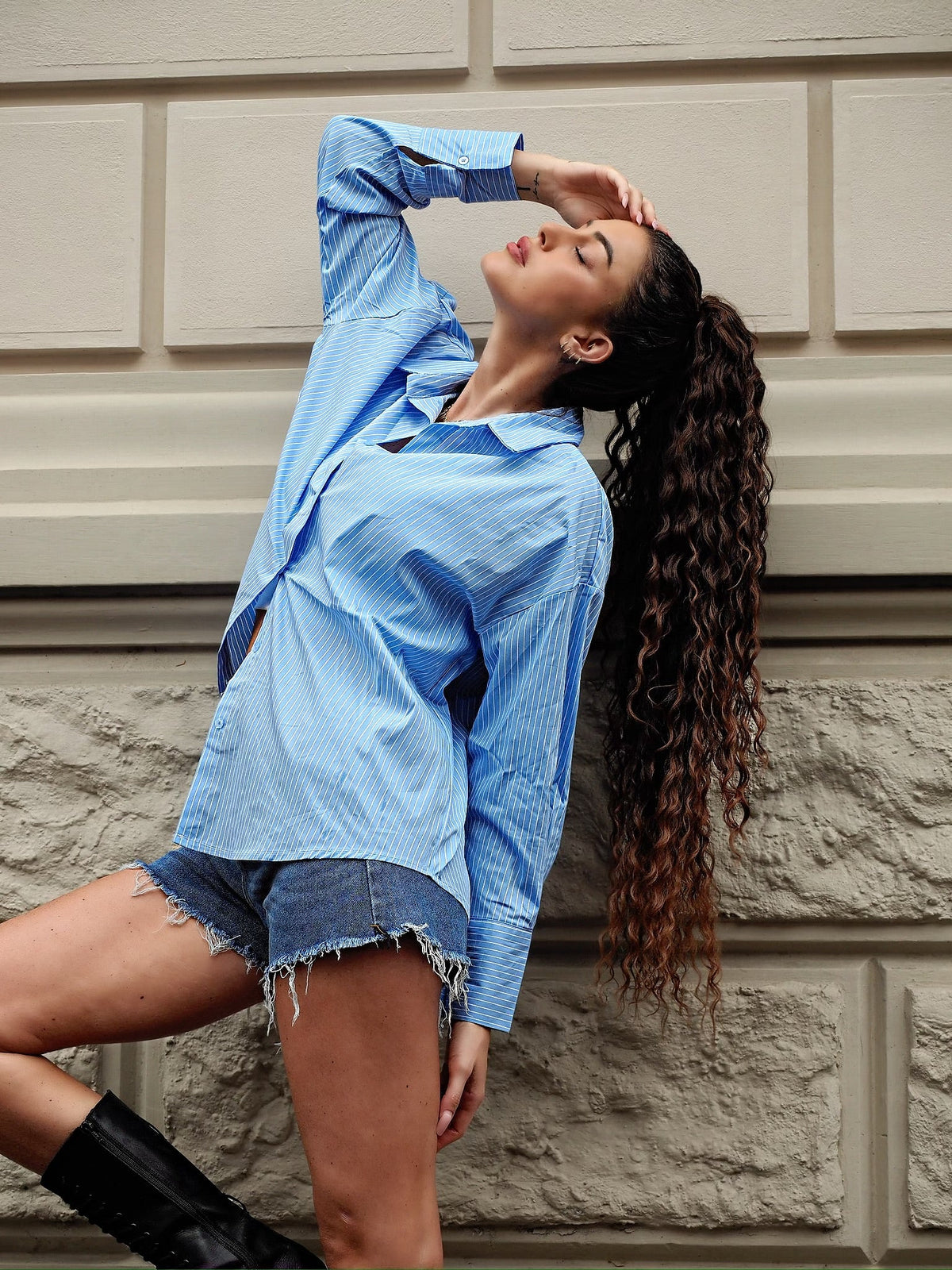 Camicia over a righine