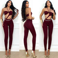 Tuta a fascia con S bordeaux