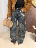 Jeans Ballon con Catenina