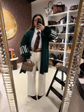 Cardigan lungo con polsino