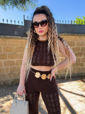 Collana choker a treccia oro