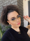 Afro puff con coulisse