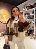 Cardigan a trecce
