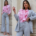 Completo gessato grigio