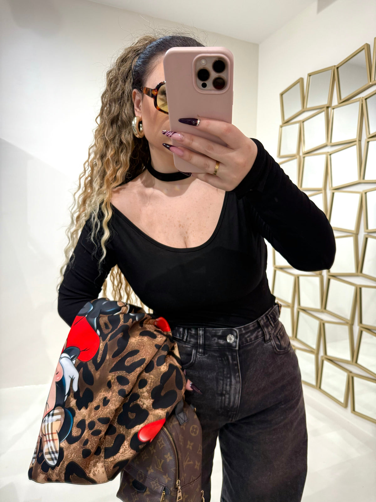 Maglia con choker