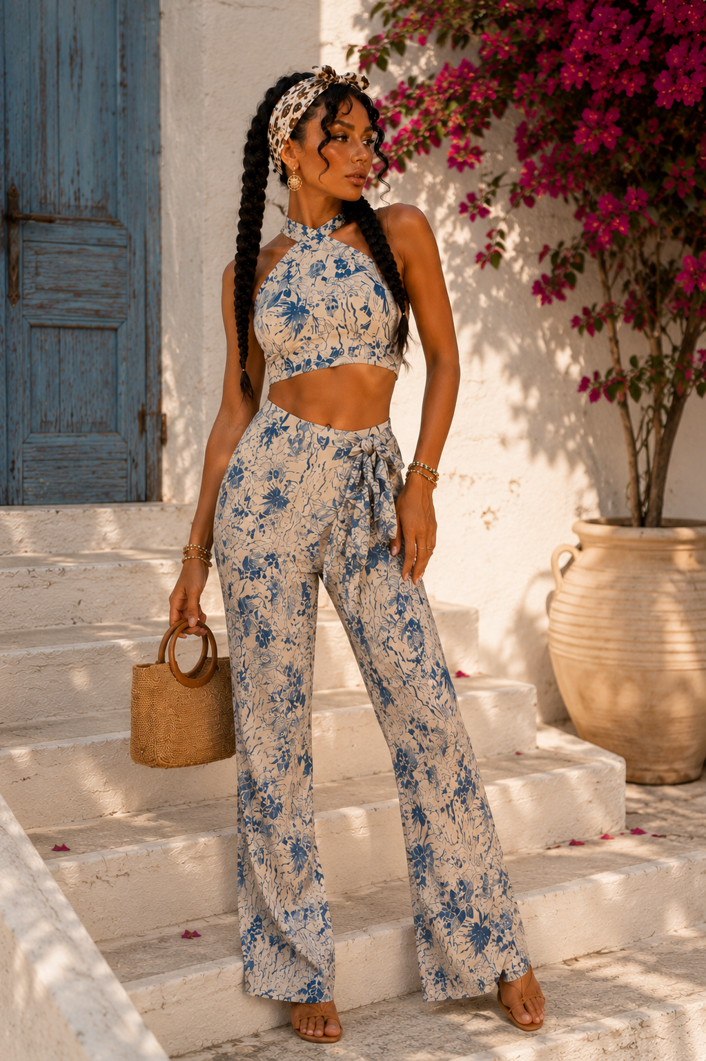 Completo Amalfi Blu Beige