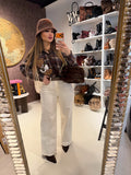 Camicia a quadri con teddy in rilievo
