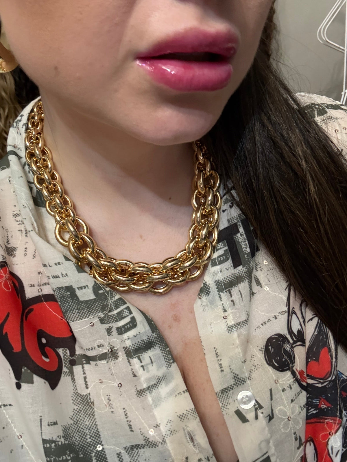 Collana gold catena
