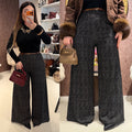 Pantalone city scuro con cinturina